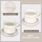 6 Pack White Marble Coaster Set with Holder Absorbent Drink Coasters Ceramic Cute Coaster Bar Dining Coffee Table Accessories Decor Gift Funny Cup Stone Modern Costers Cool Desk Beer Cork Coasters